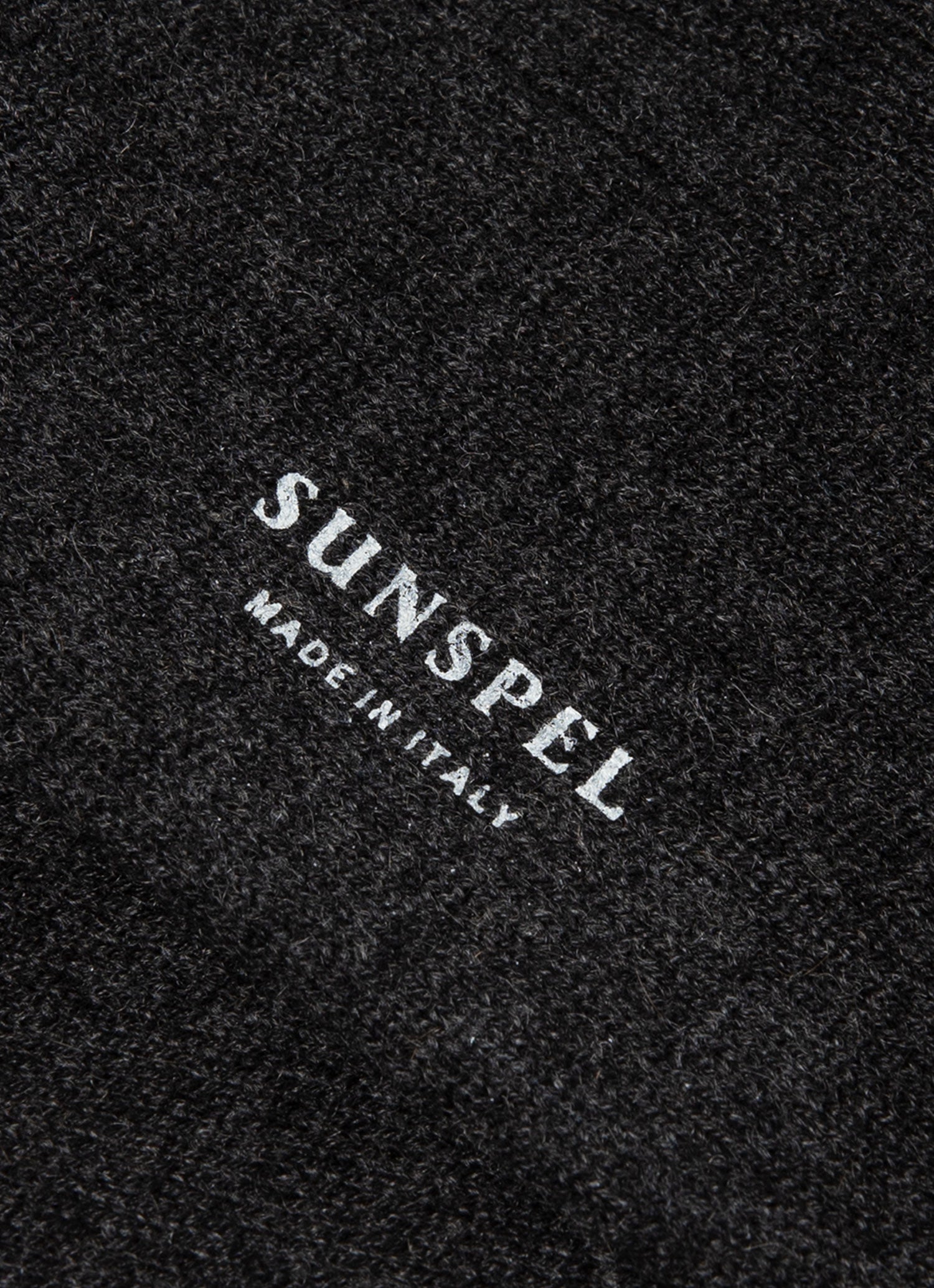 Men's Cashmere Ribbed Socks in Charcoal Melange