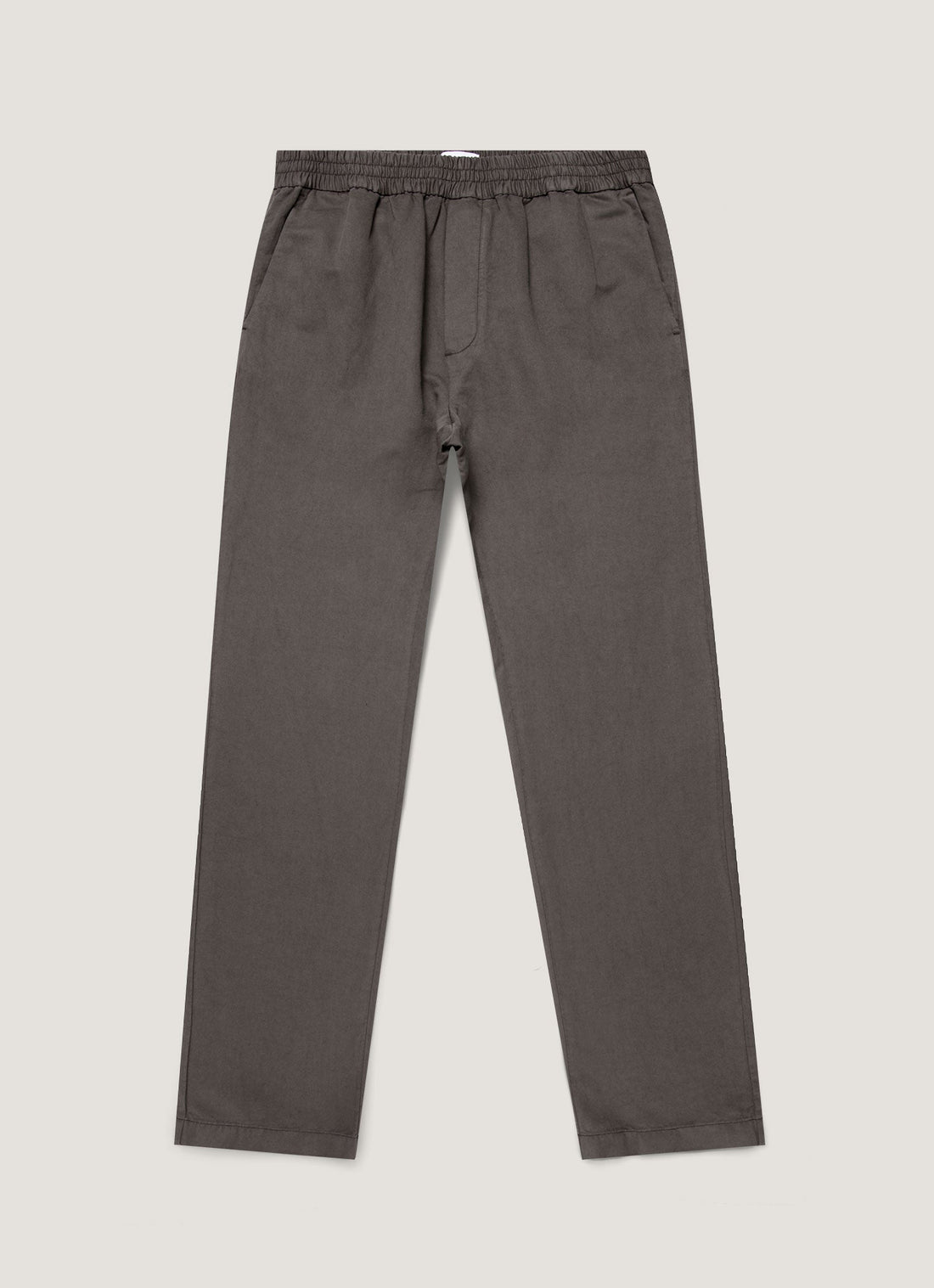 Men's Cotton Linen Drawstring Trouser in Charcoal