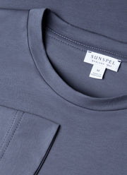 Men's Long Sleeve Riviera Midweight T-shirt in Slate Blue