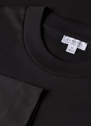 Men's Long Sleeve Heavyweight T-shirt in Black
