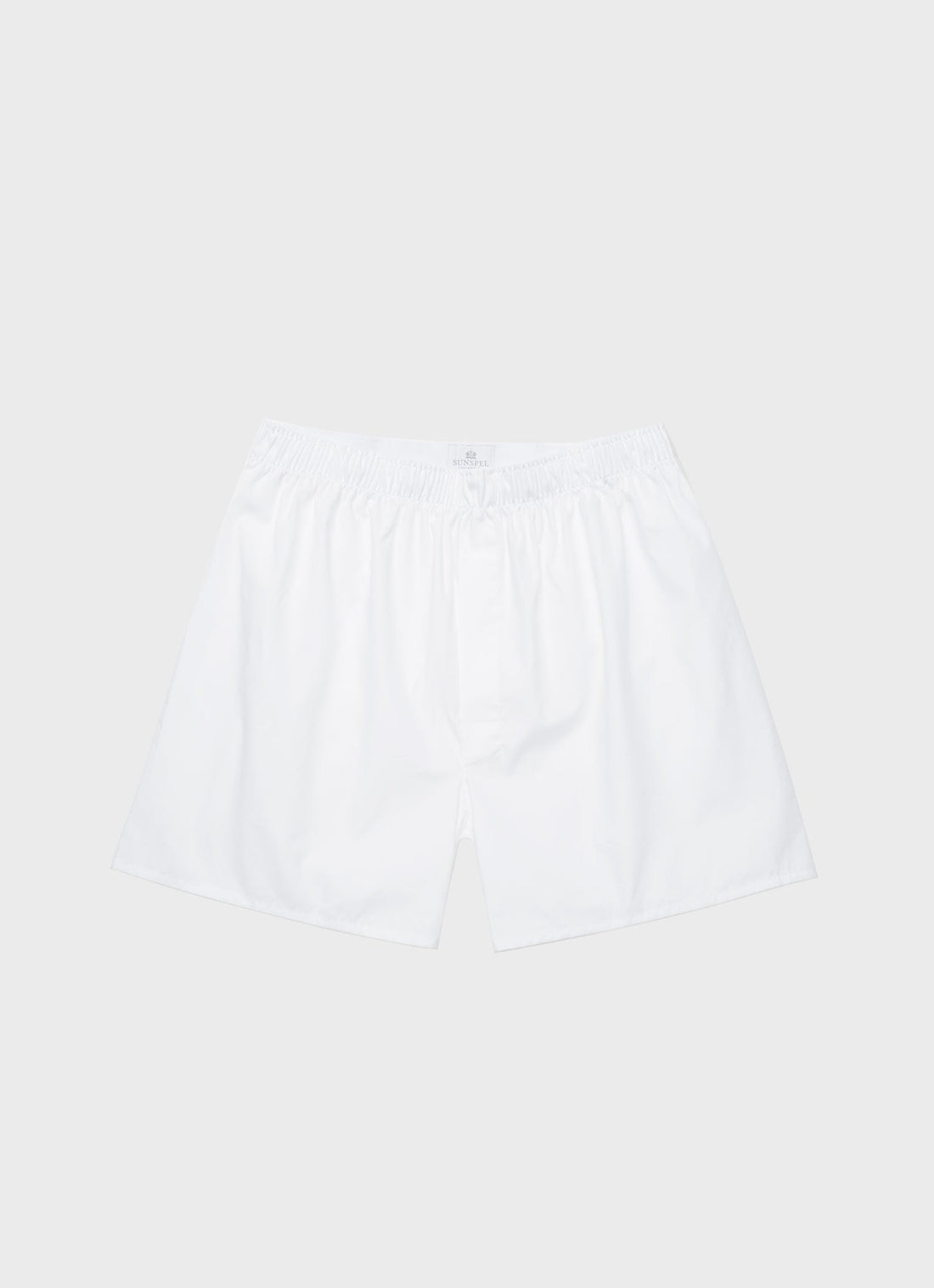 Men's Long Cut Classic Boxer Short in White