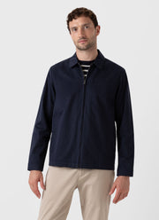 Cotton Harrington Jacket - Navy