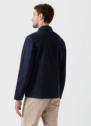 Cotton Harrington Jacket - Navy