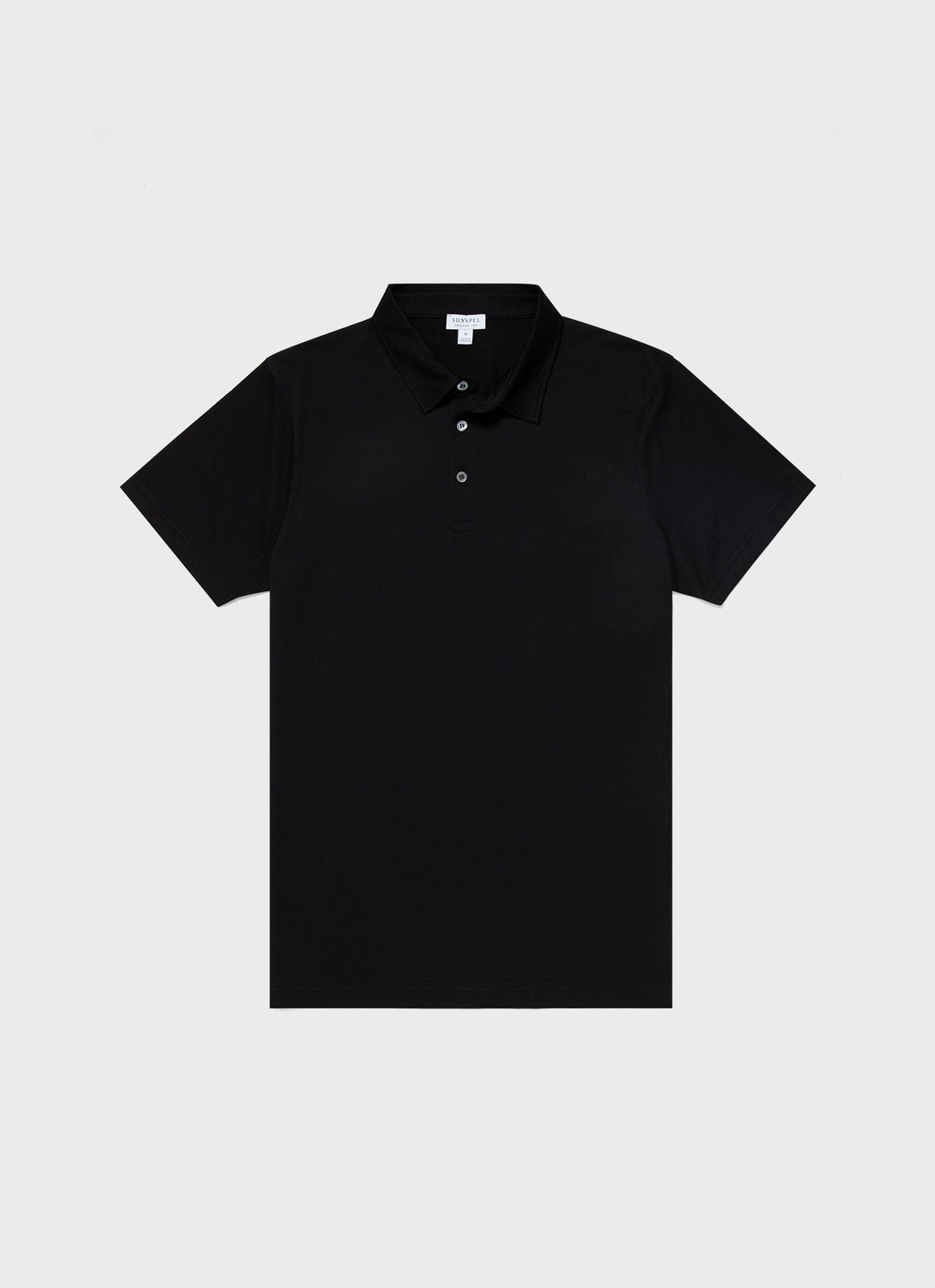 Men's Jersey Classic Polo Shirt in Black