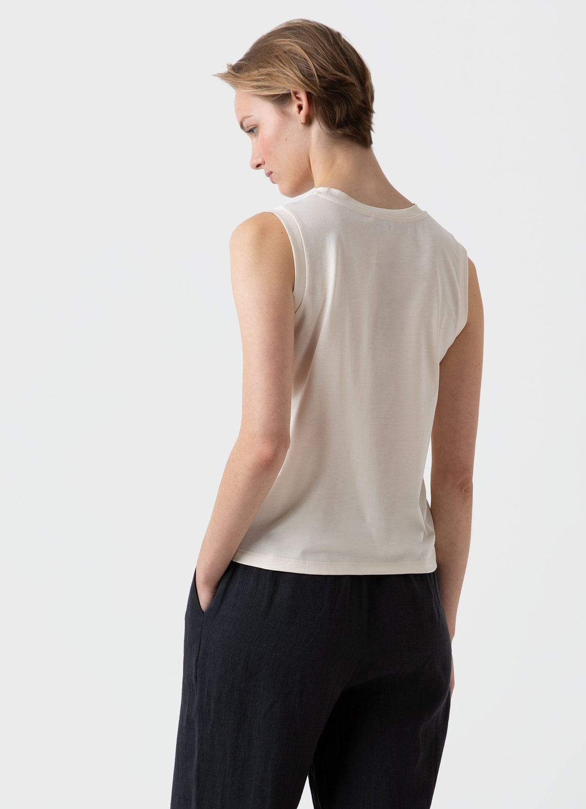 Women's Boyfit Tank in Undyed
