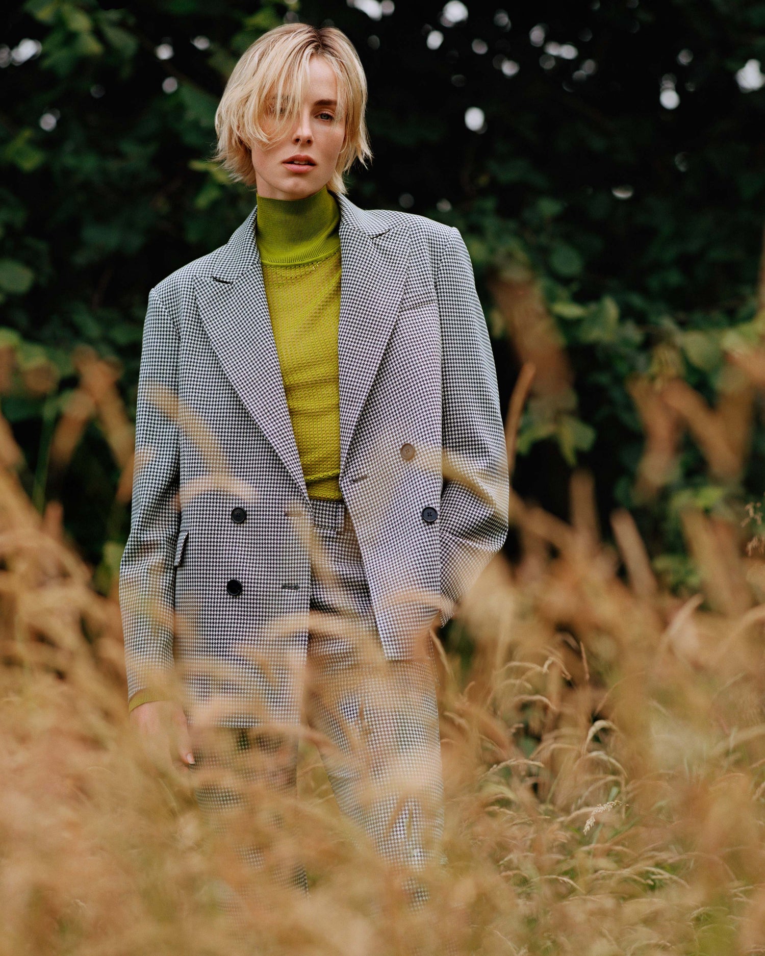 Edie Campbell and Sunspel