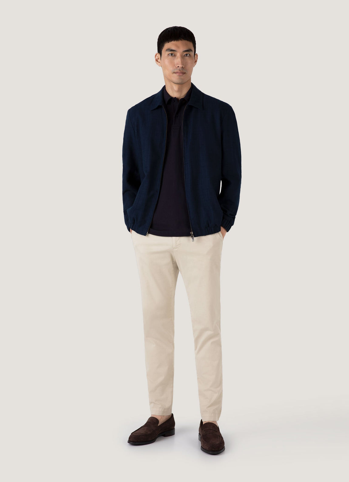 Men's Riviera Polo Shirt in Midnight Navy