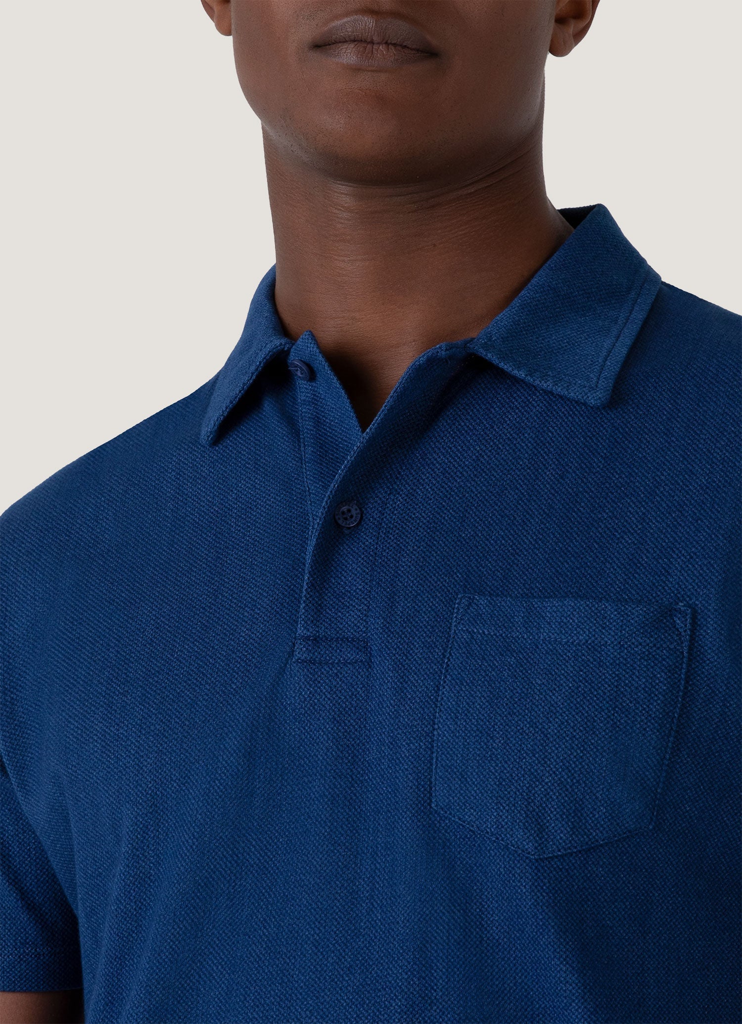 Men's Riviera Polo Shirt in Real Indigo