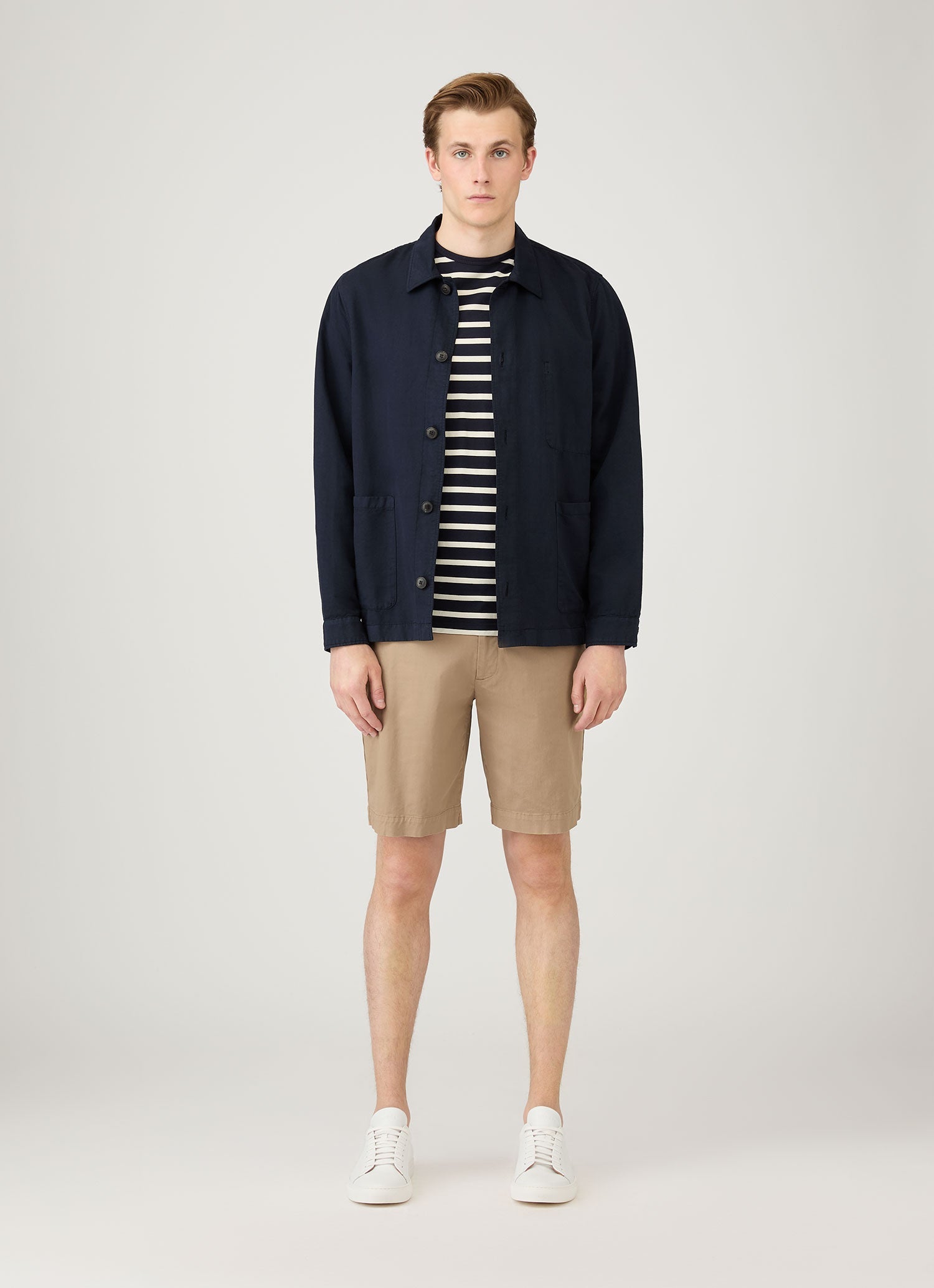 Men's Chino Shorts in Dark Stone