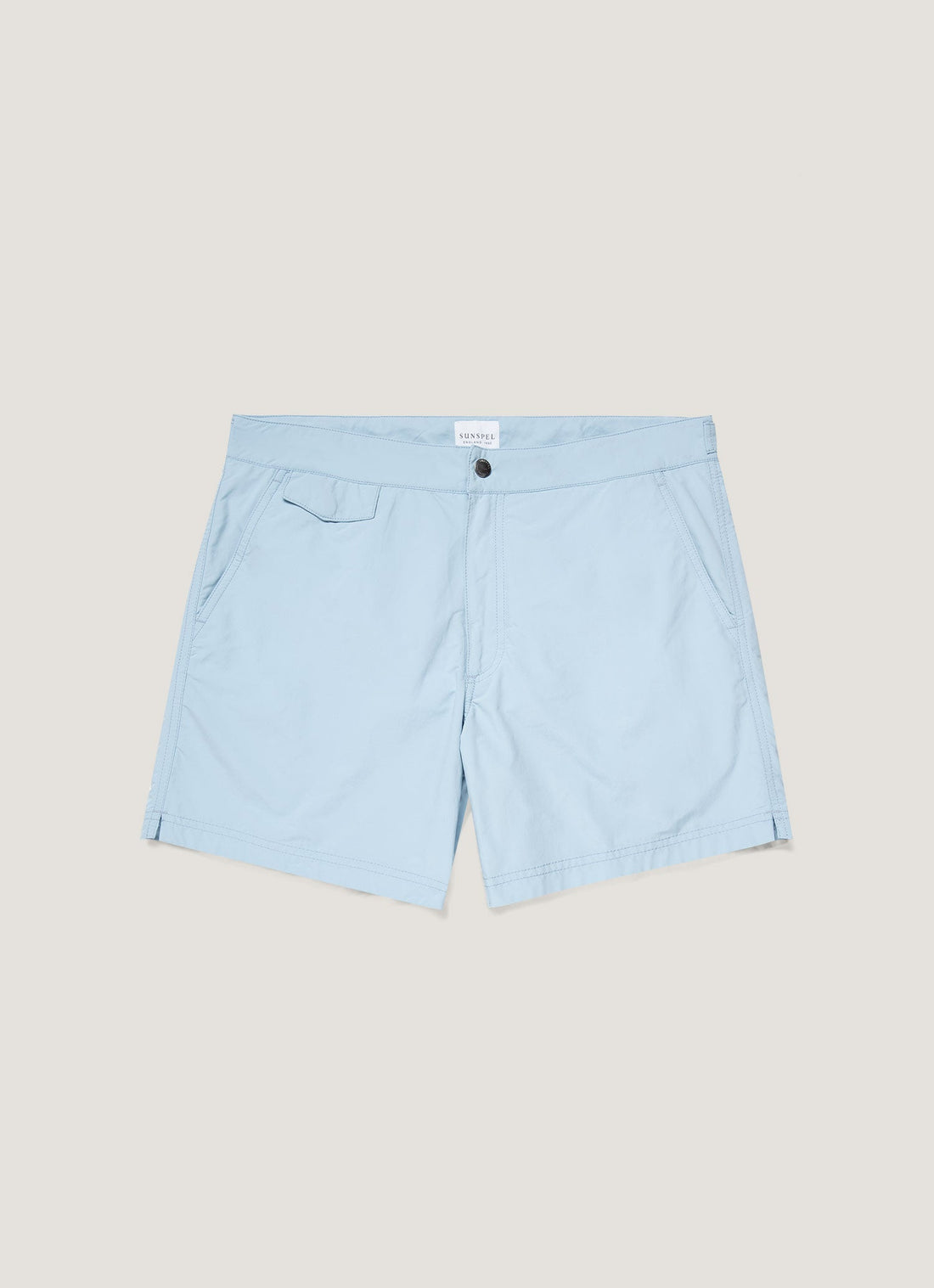 Men's Tailored Swim Short in Light Blue