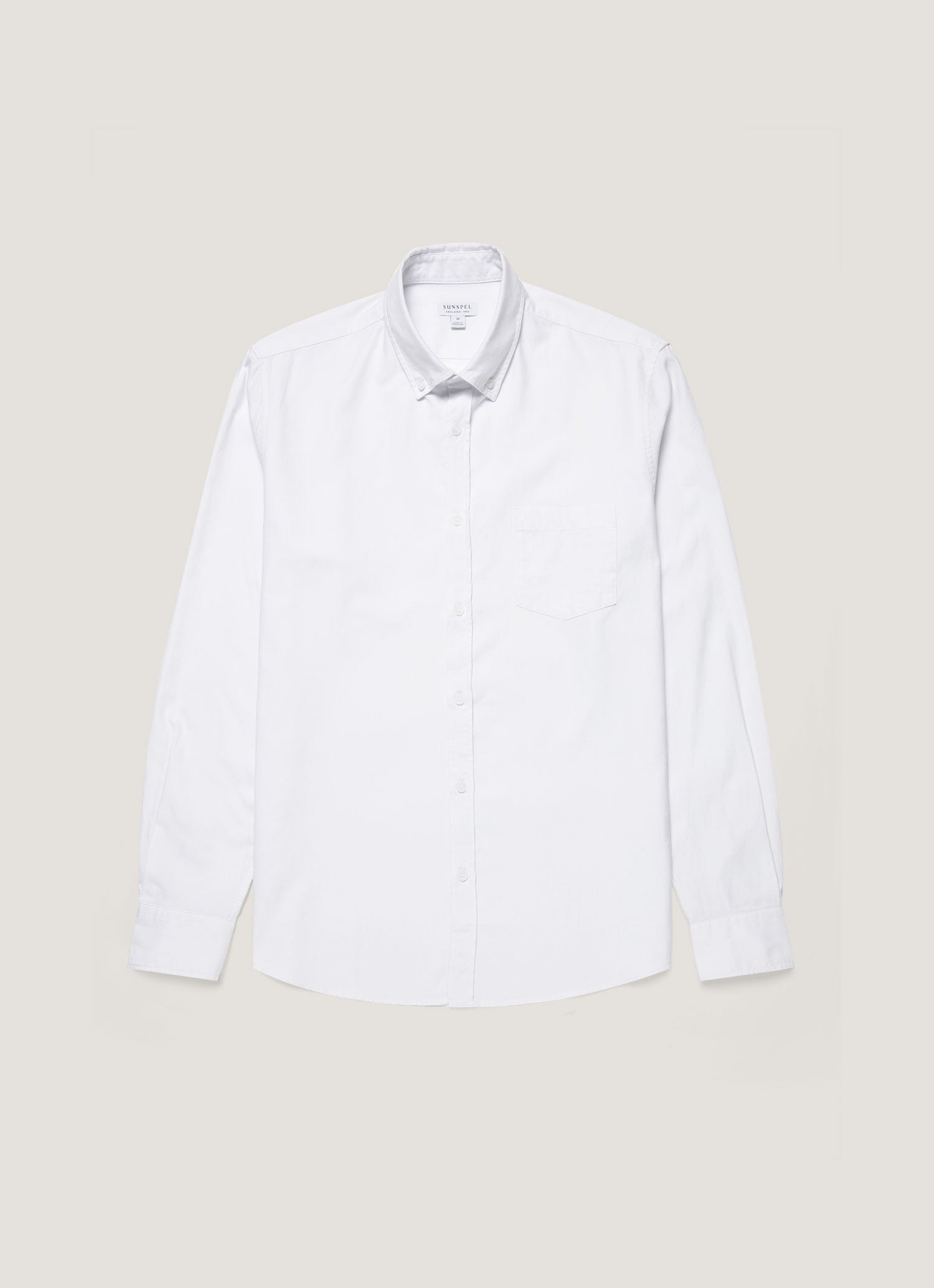 Men's Button Down Oxford Shirt in White