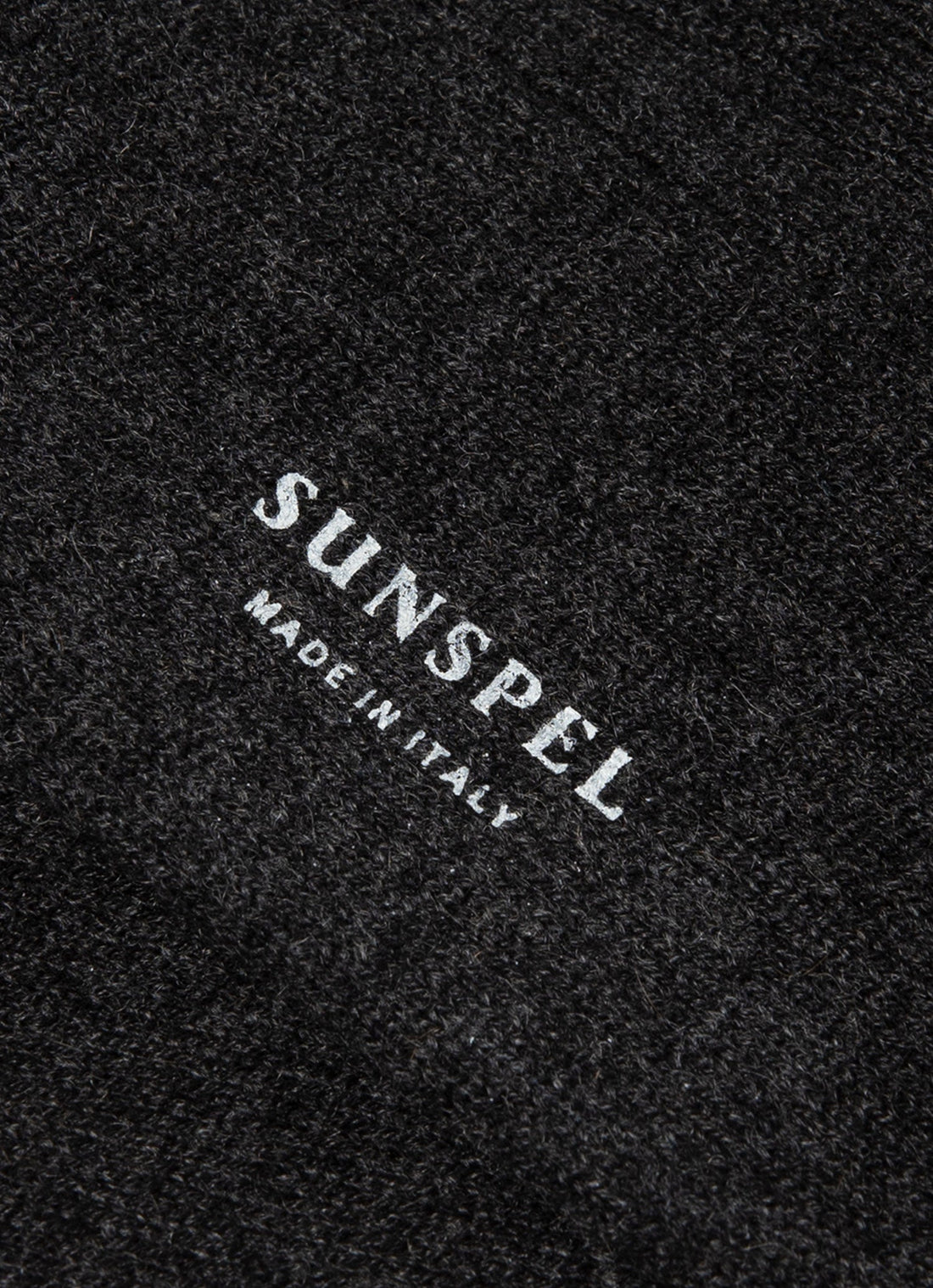Men's Cashmere Ribbed Socks in Charcoal Melange