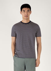 Men's Classic T-shirt in Navy/Undyed