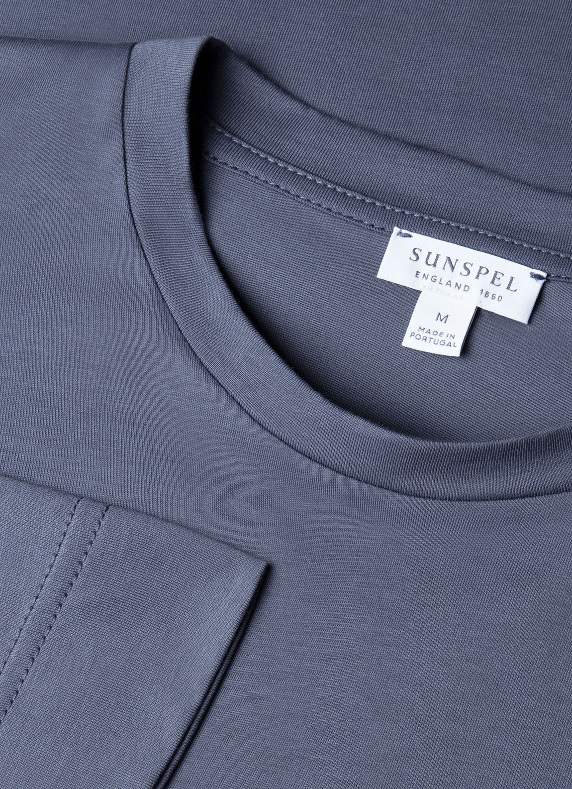 Men's Long Sleeve Riviera Midweight T-shirt in Slate Blue