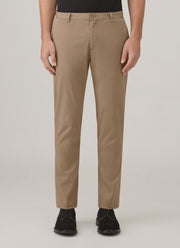 Men's Slim Fit Chino in Dark Stone