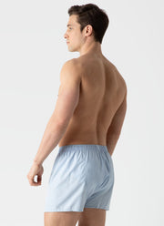 Men's Classic Boxer Short in Plain Blue