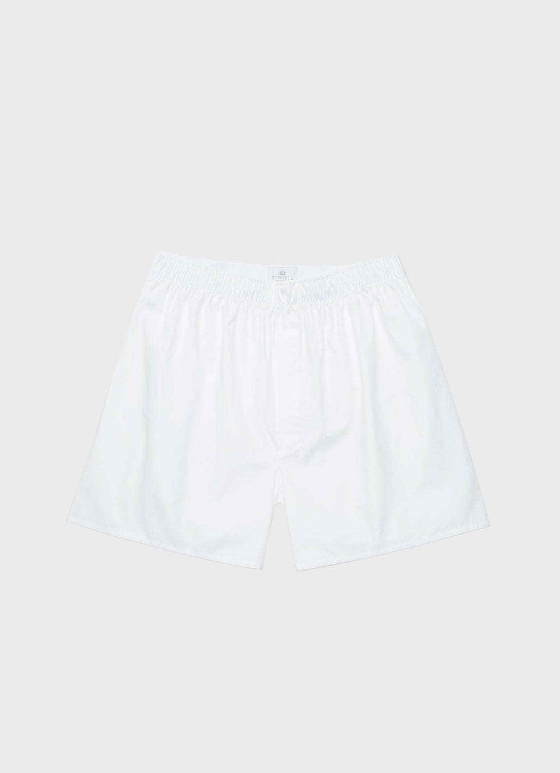 Men's Long Cut Classic Boxer Short in White