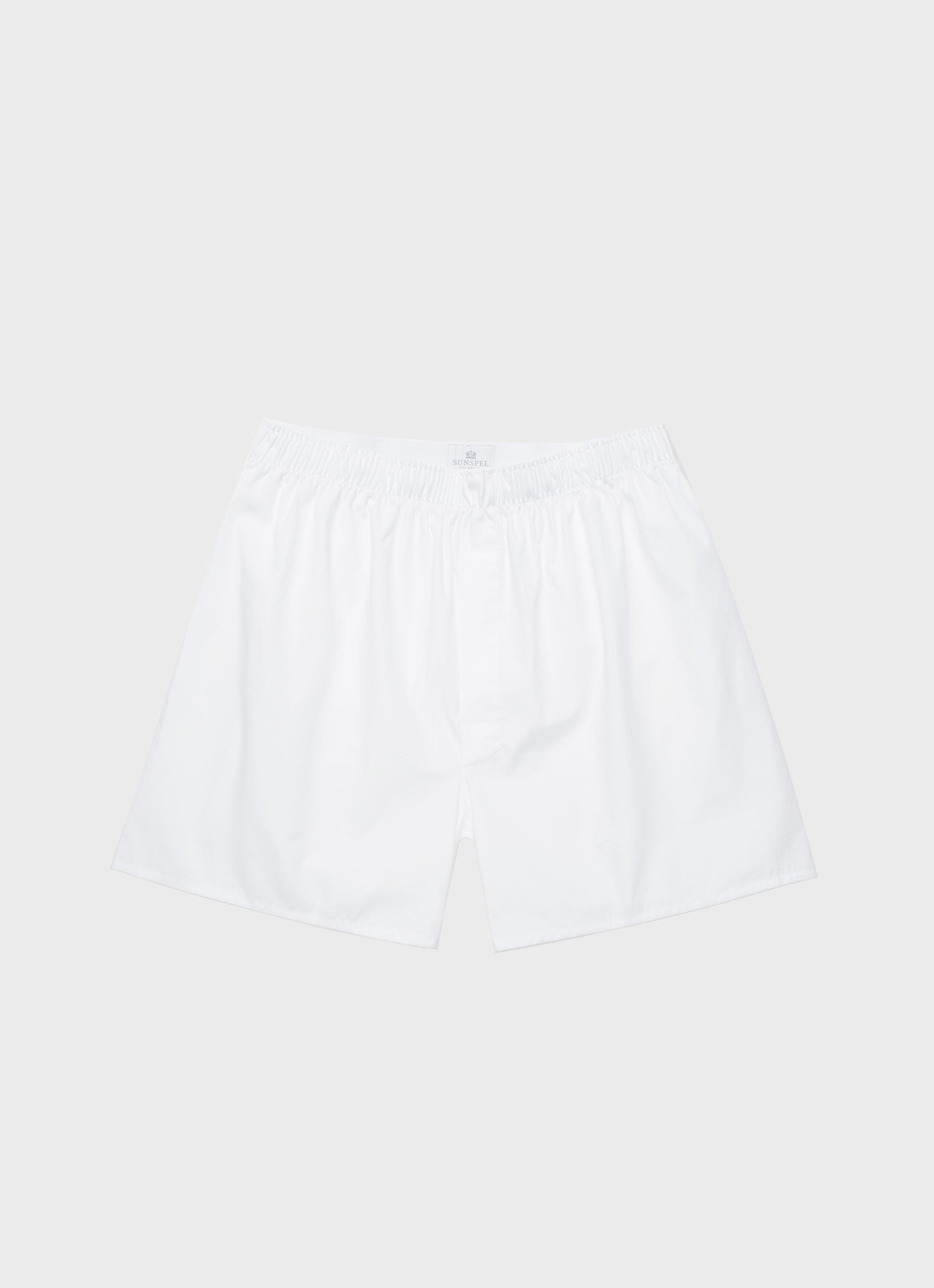 Men's Long Cut Classic Boxer Short in White