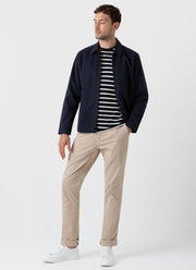 Cotton Harrington Jacket - Navy