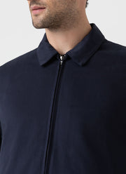 Cotton Harrington Jacket - Navy
