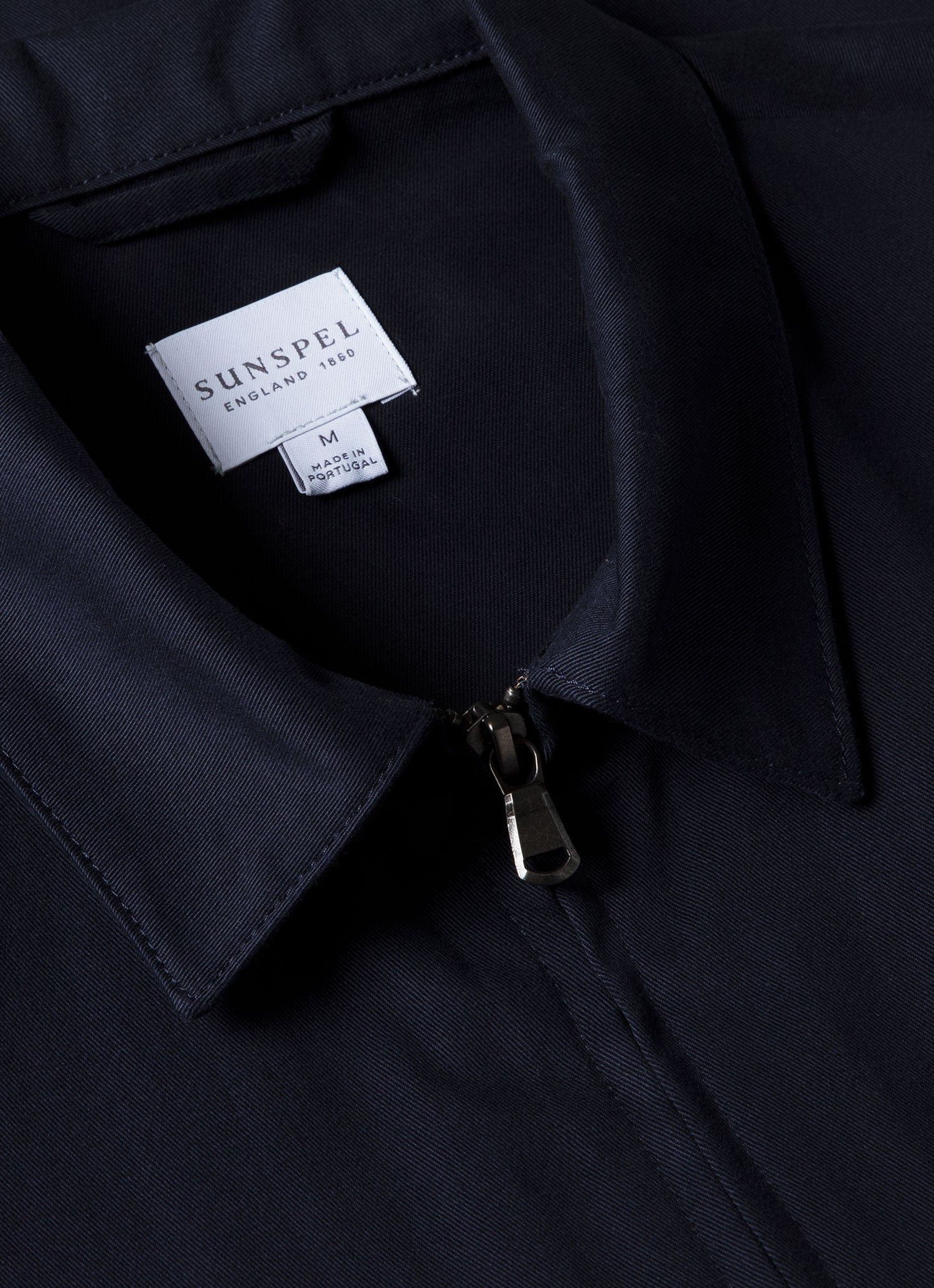 Cotton Harrington Jacket - Navy