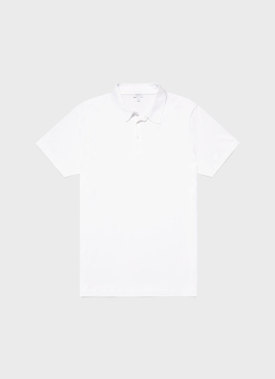 Men's Jersey Classic Polo Shirt in White