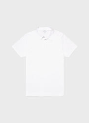 Men's Jersey Classic Polo Shirt in White