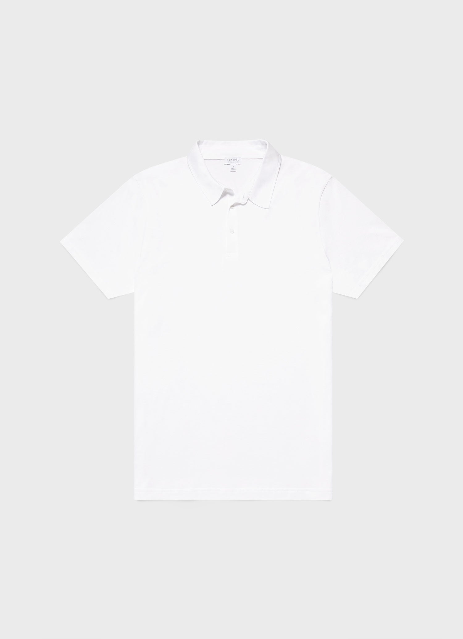 Men's Jersey Classic Polo Shirt in White