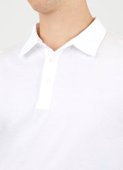 Men's Jersey Classic Polo Shirt in White