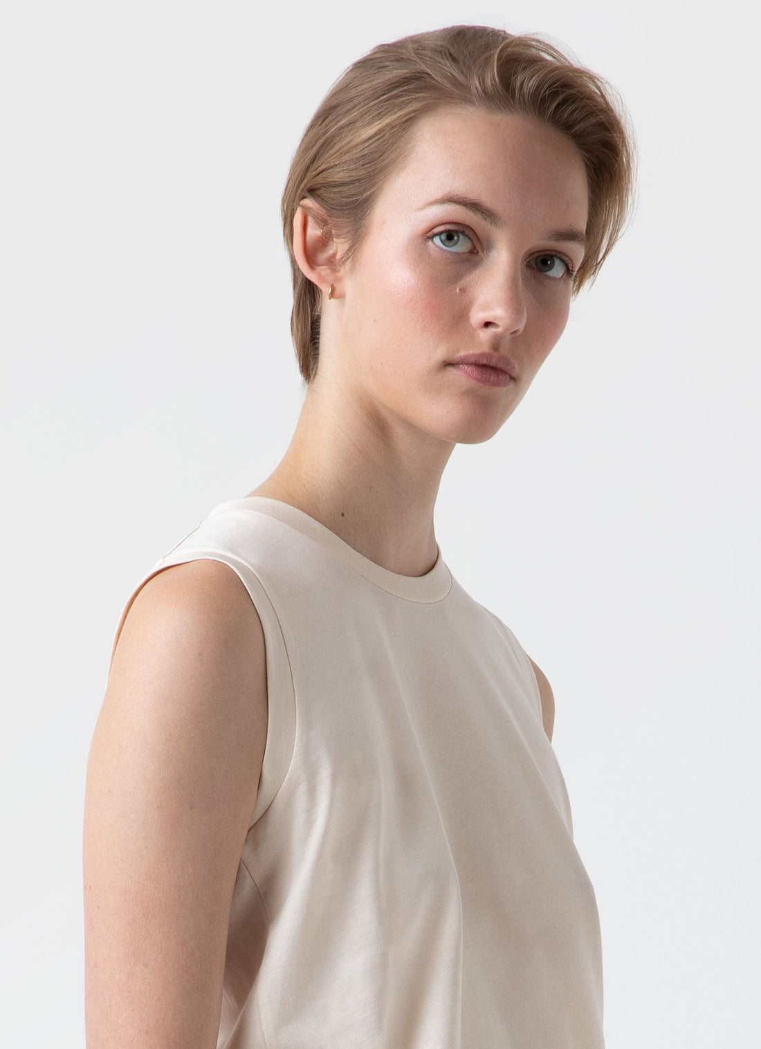 Women's Boyfit Tank in Undyed