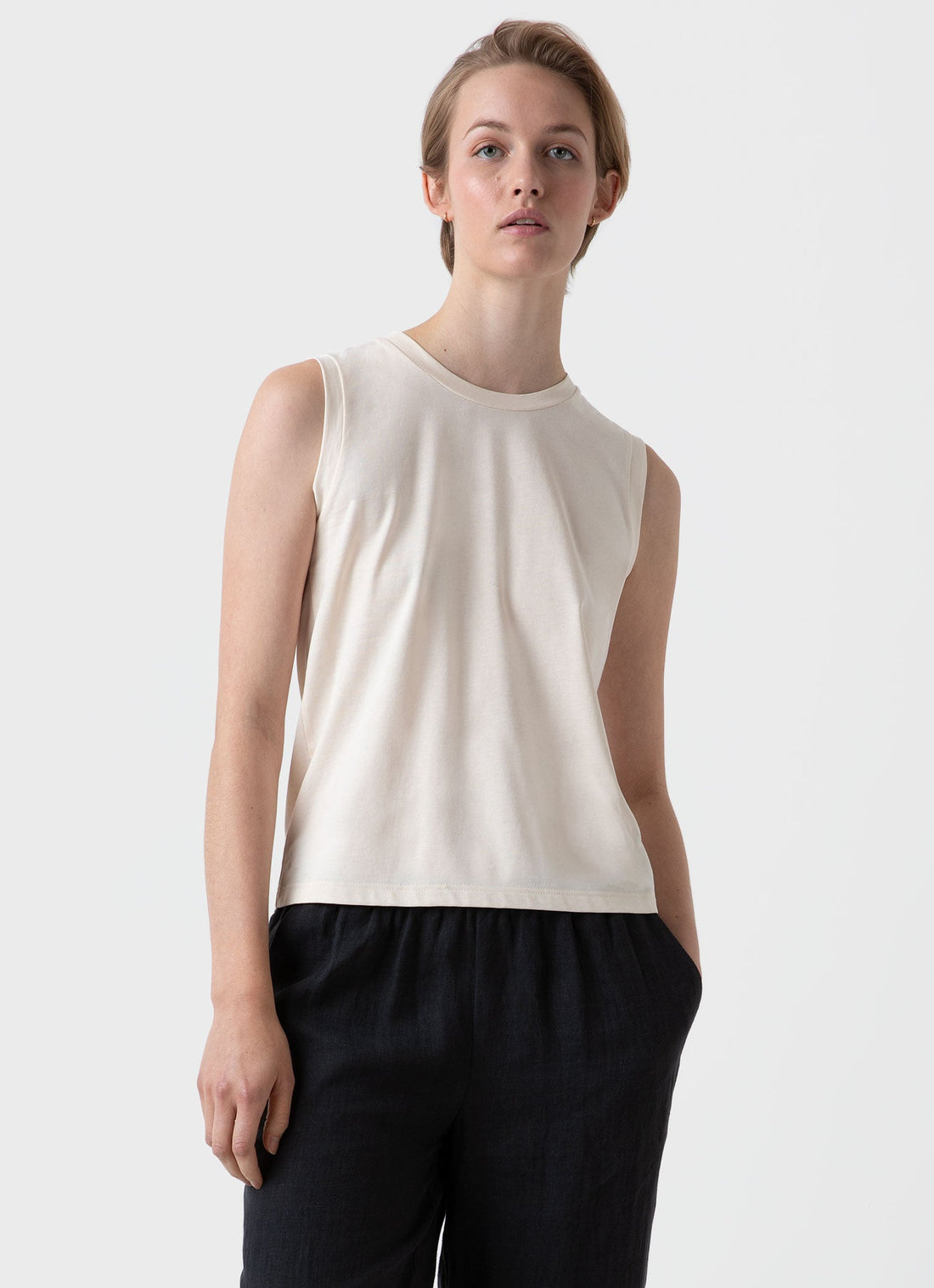 Women's Boyfit Tank in Undyed